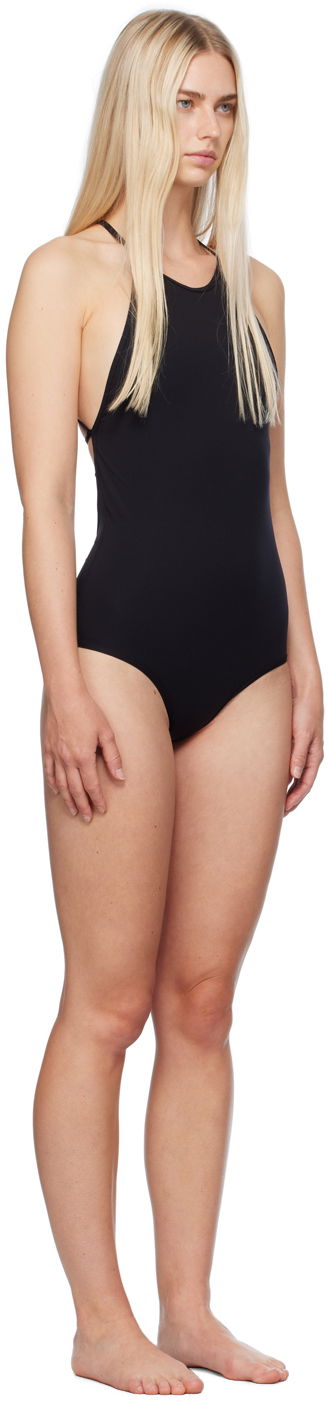 Бански TOTEME High Neck One Piece Swimsuit Черно | 243-WRW4711-FB0097, 1