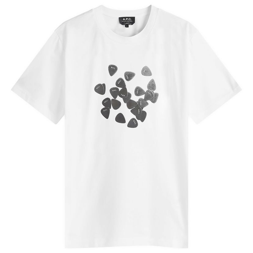 Тениска A.P.C. Graphic T-Shirt With Print Бяло | COBQX-M26483-AAB