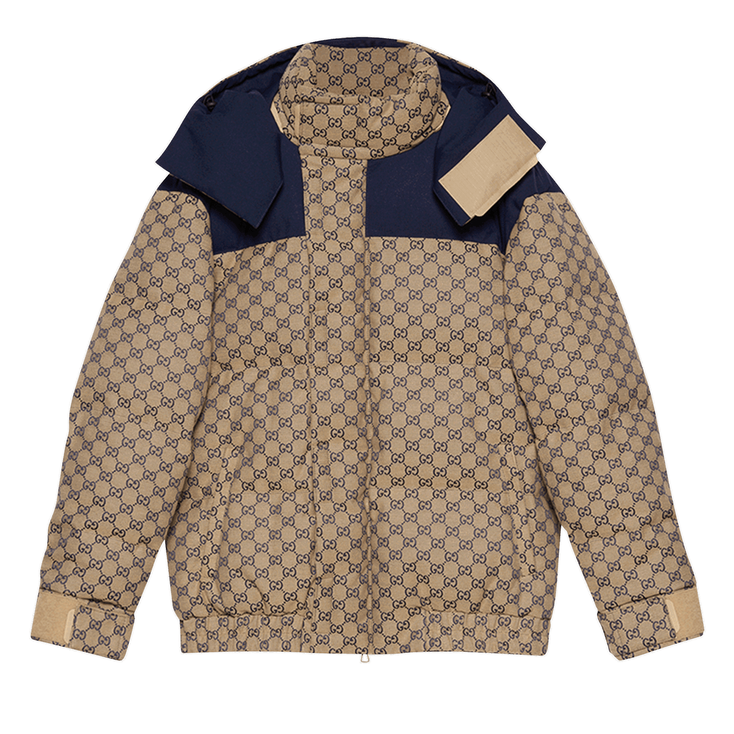 Яке Gucci GG Canvas Goose Down Jacket Бежово | 715535 Z8A52 9120, 0