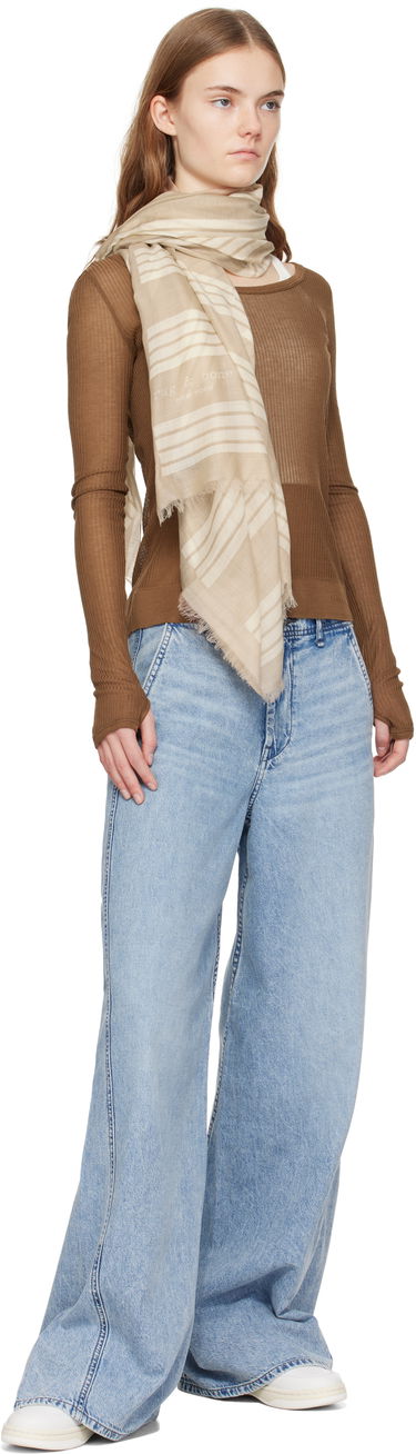 Шал rag & bone Rag & Bone Harlow Geo Print Scarf Бежово | WJW24HS1035WO35, 2