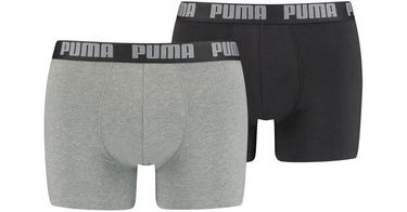 Боксерки Puma 2 Pack Basic Boxers Сиво | 521015001-691, 1