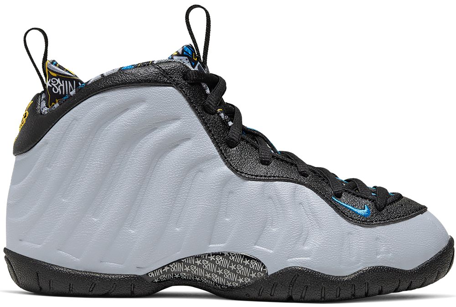 Кецове и обувки Nike Air Foamposite One Graffiti (PS) Бяло | 723946-009, 0