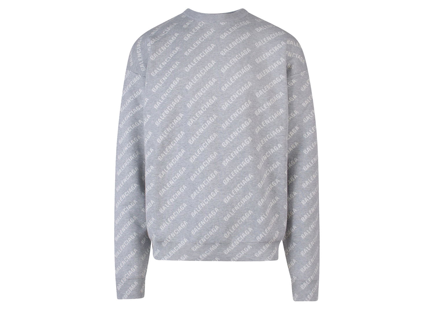 Пуловер Balenciaga All-Over Logo Knitwear Сиво | 702952T3233#1461, 0