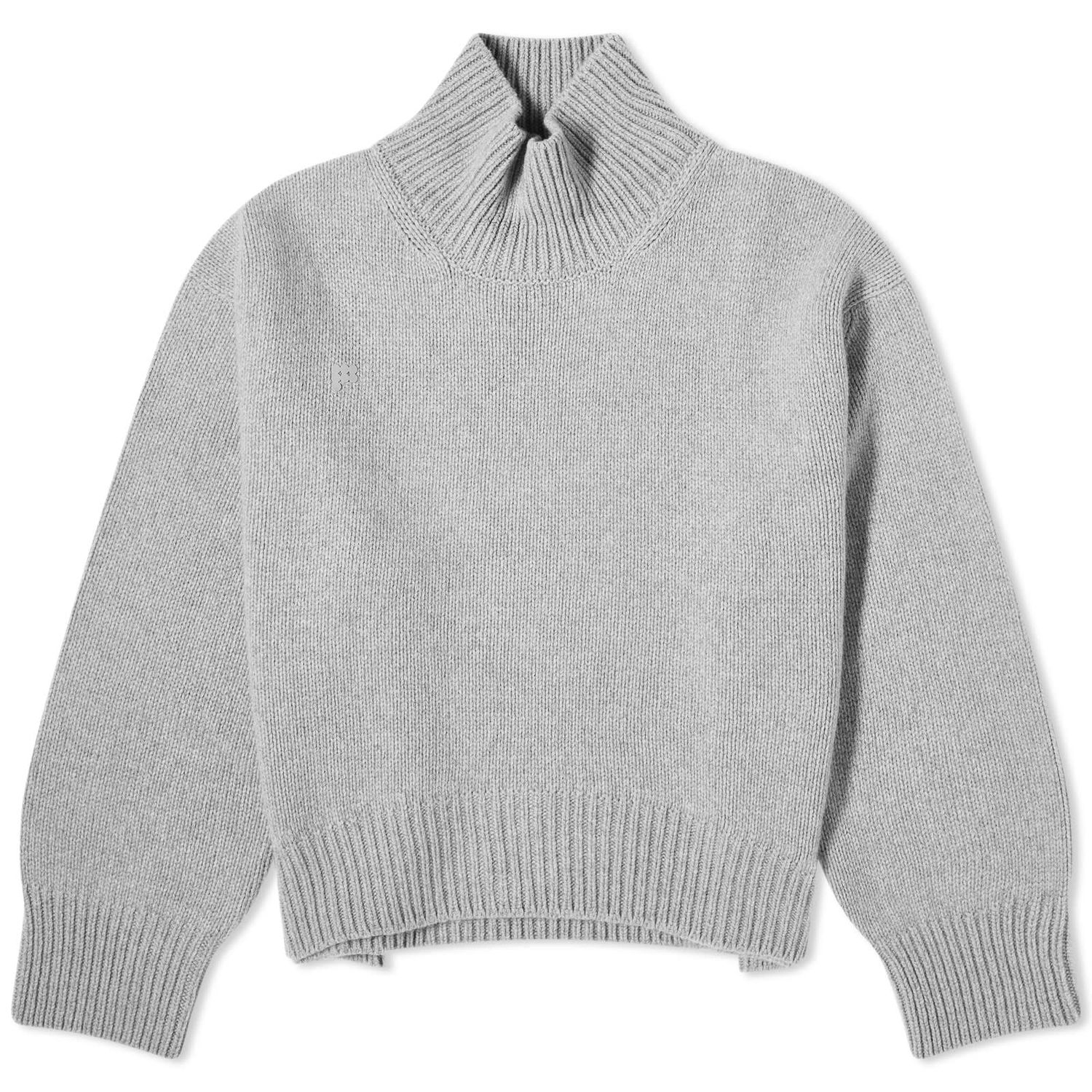 Пуловер PANGAIA Recycled Cashmere Chunky Turtleneck Sweater X-Large Сиво | 100006729268, 1