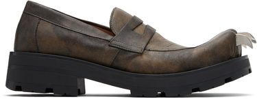 Кецове и обувки Charles Jeffrey Loverboy Charles Jeffrey LOVERBOY Moggies Claws Distressed Loafers Кафяво | 052150102, 0