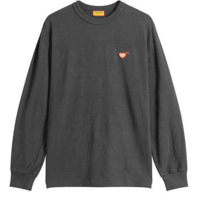 Multi Heart Graphic Longsleeve T-Shirt, Size Large