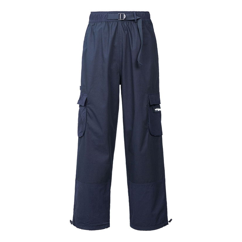 Карго панталони adidas Originals Straight Sports Pants With Big Pockets Синьо | H09105