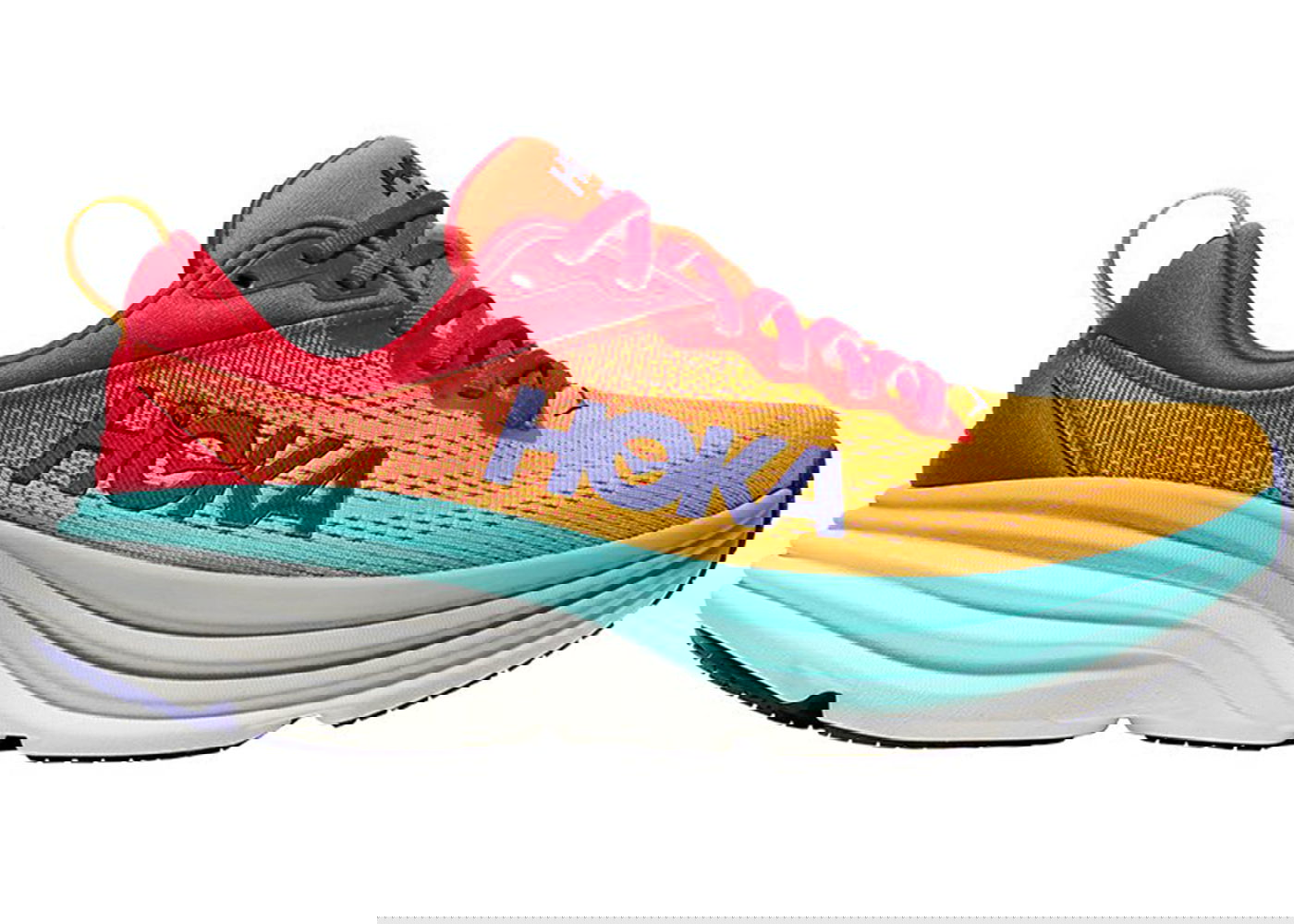 Кецове и обувки Hoka One One Bondi 8 Cerise Cloudless (Women's) Многоцветен | 1127952-CRSCL, 0