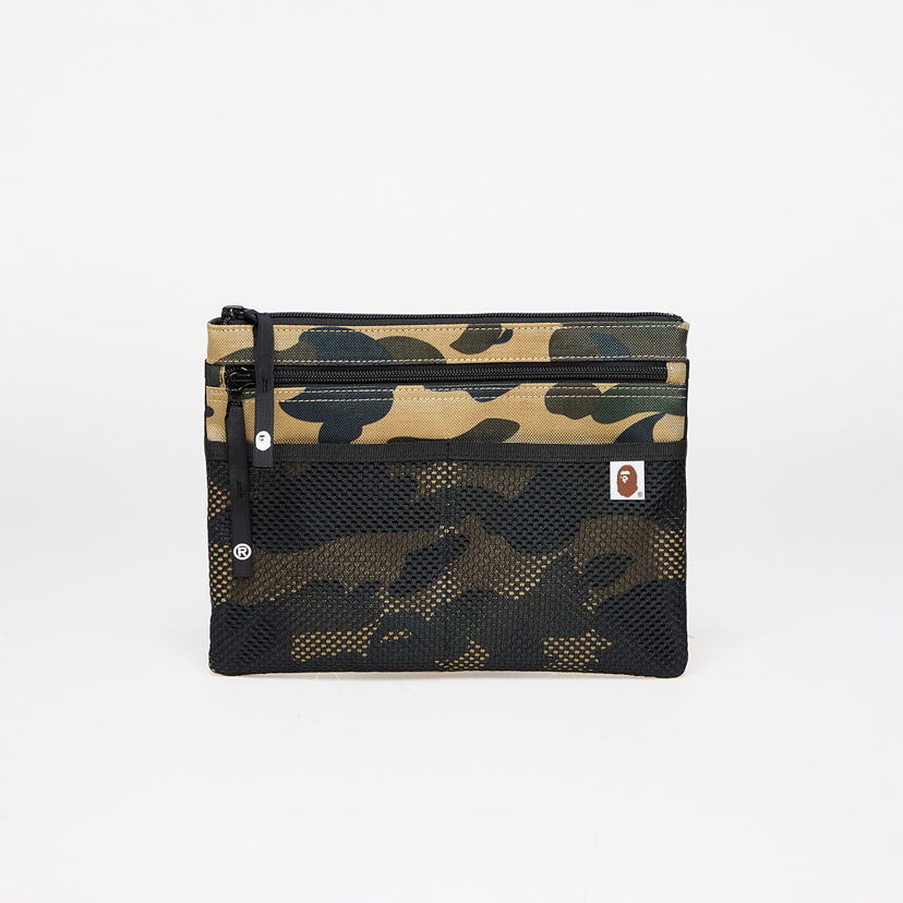 Чанта през рамо BAPE A BATHING APE 1St Camo Cordura Sacoche Yellow 1L Жълто | 001SGK301001M YEL