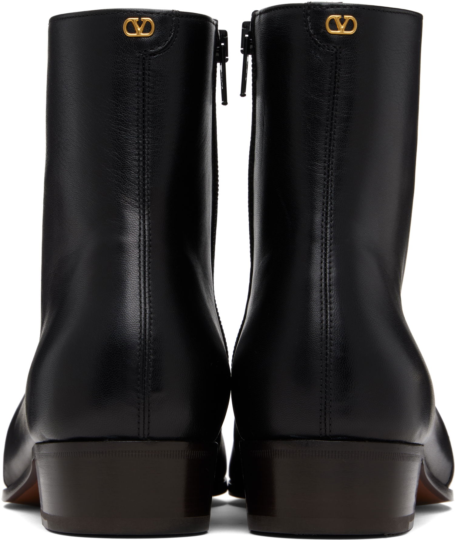 Кецове и обувки Valentino Valentino Garavani Pat Ankle Boots Черно | 7Y2S0K02DQX, 1