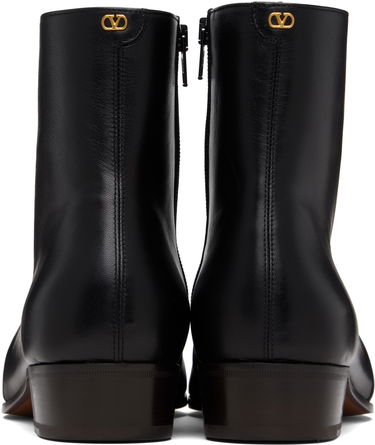 Кецове и обувки Valentino Valentino Garavani Pat Ankle Boots Черно | 7Y2S0K02DQX, 1