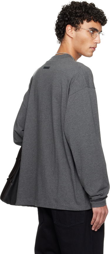 Тениска Fear of God Fear of God ESSENTIALS Holiday Classic Long Sleeve T-shirt Сиво | 125HO254201F, 2