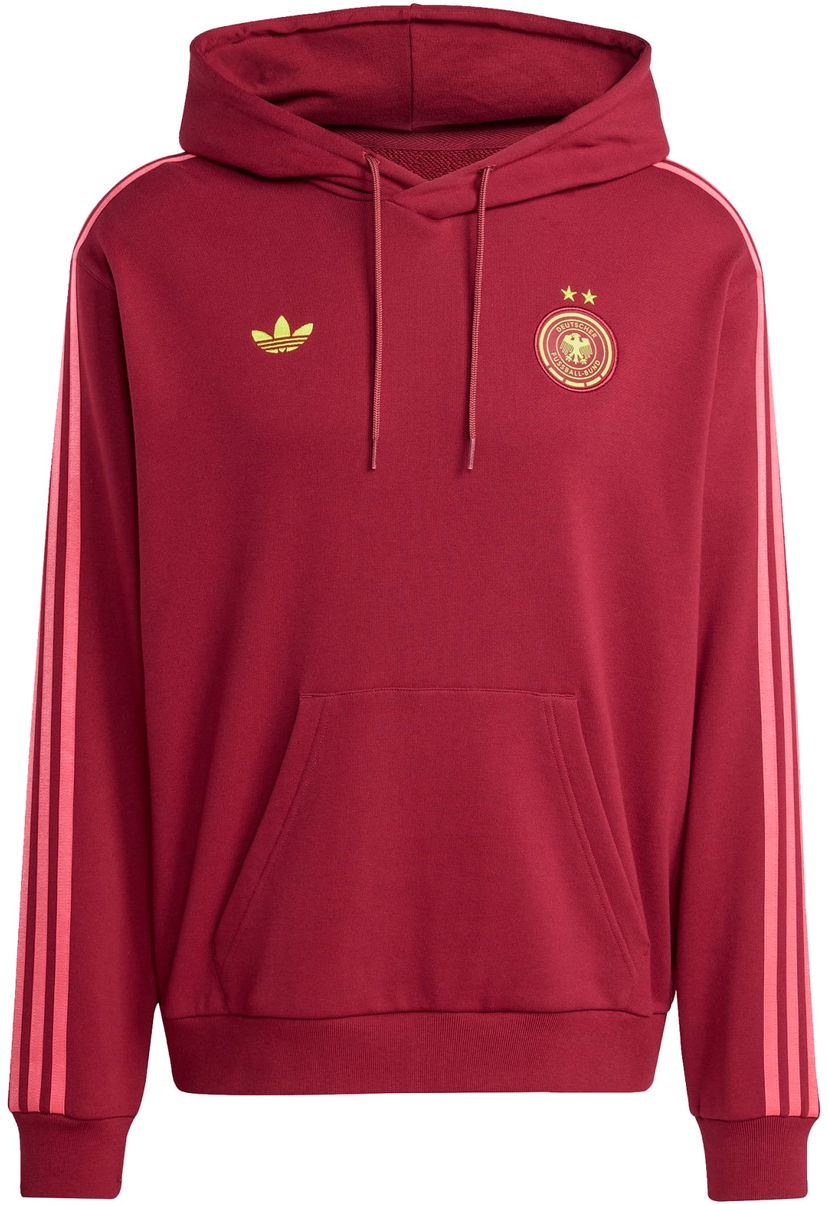 Суитчър adidas Originals adidas Originals DFB Hoodie Бургунди | jj2738