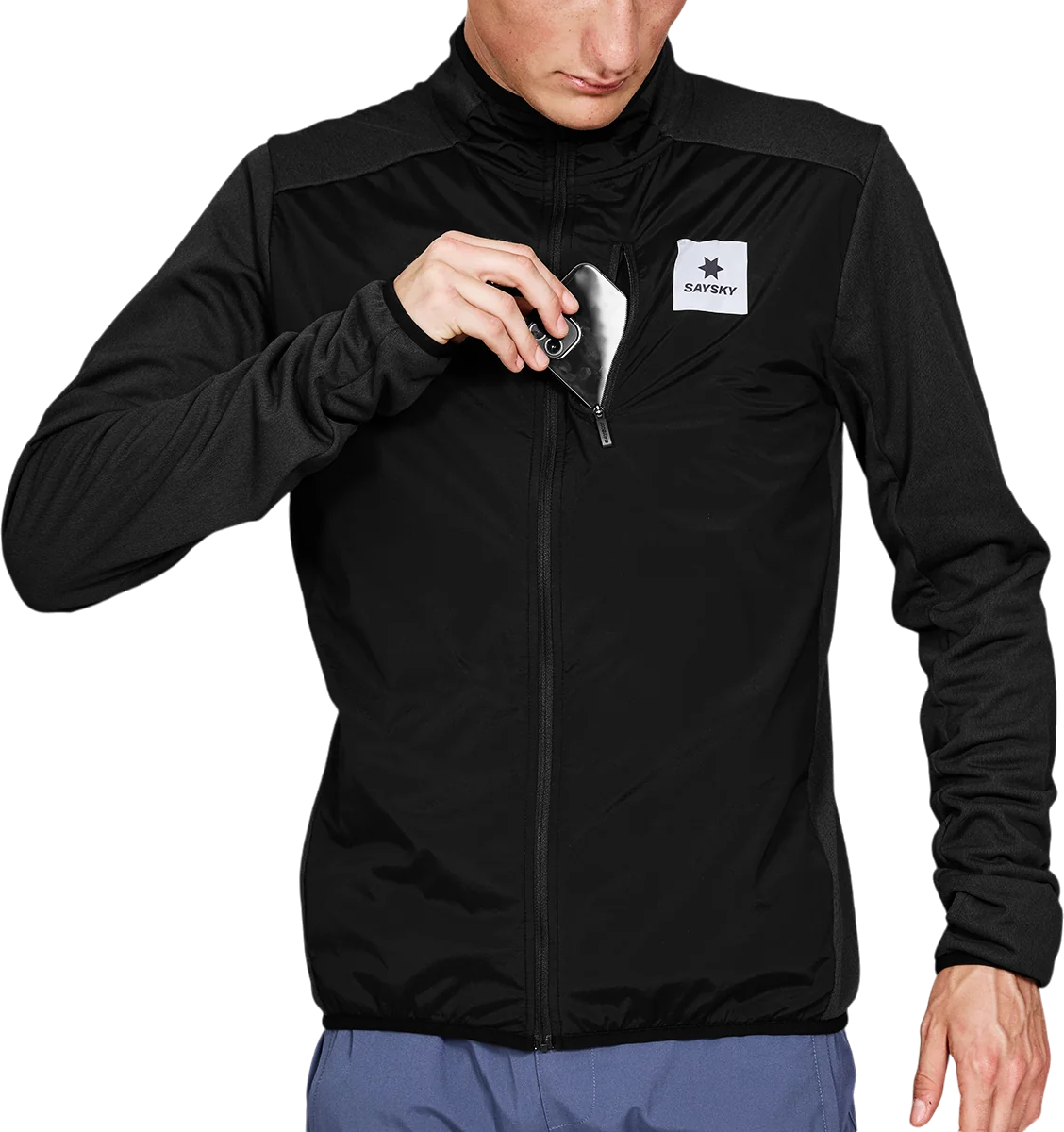 Ветровка Saysky Saysky Flow Zip Fleece Jacket Черно | mmrfl60c901, 0