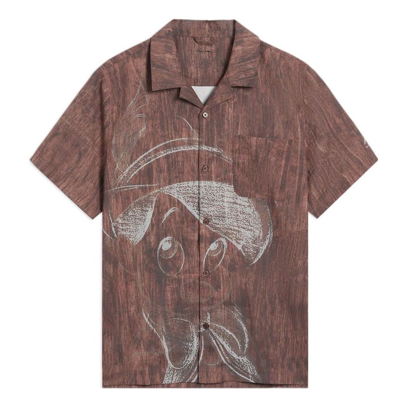 Риза Li-Ning Disney Pinocchio Graphic Shirt Кафяво | ASHS431-2
