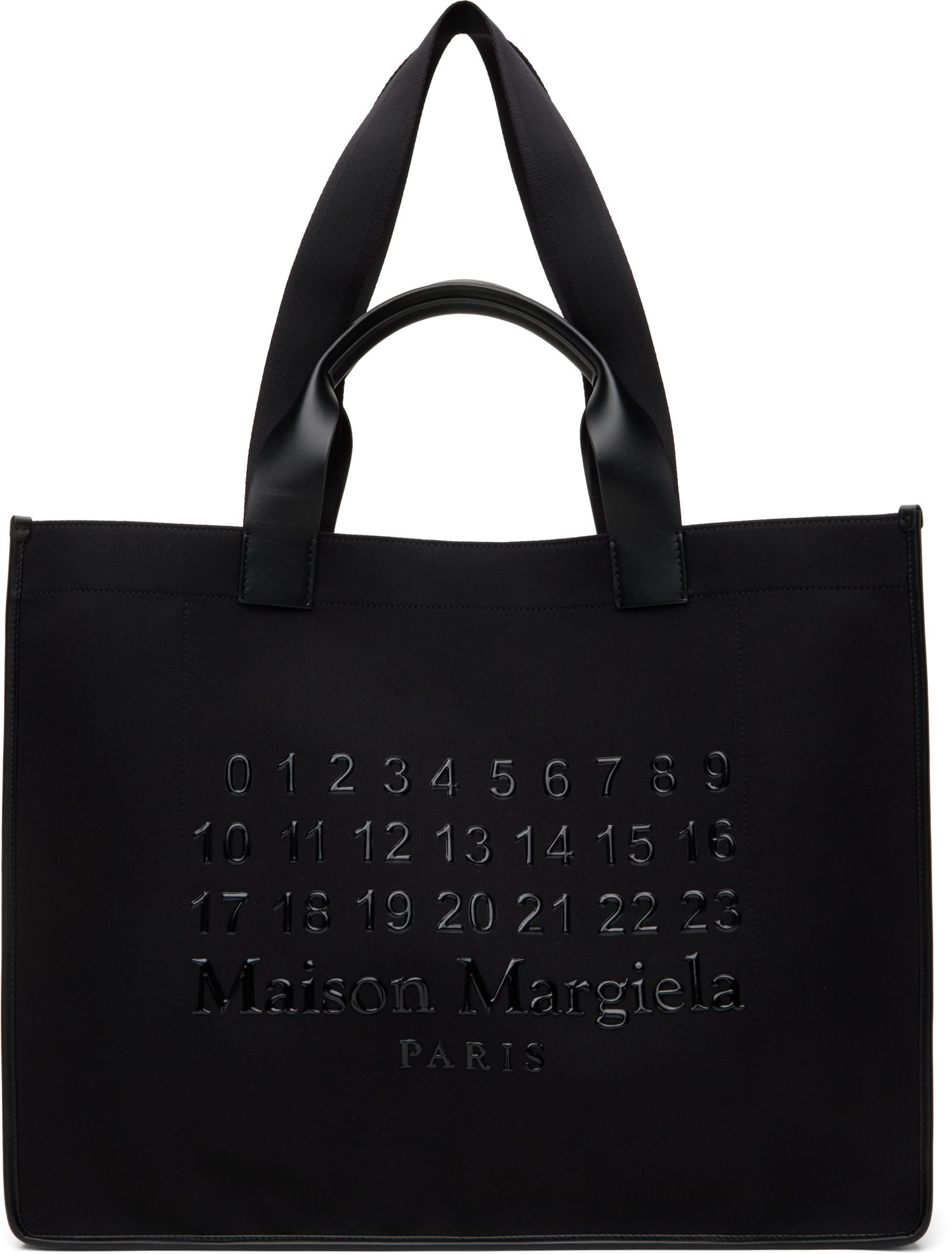 Голяма пазарска чанта Maison Margiela Maison Margiela Large Cabas Shopping Tote Черно | SB2WC0003 P7276, 0