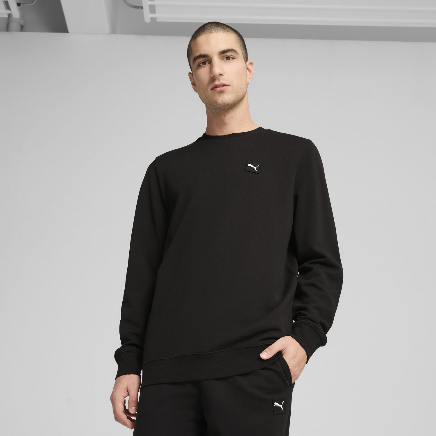 Пуловер Puma Essentials Elevated Crew Sweatshirt Черно | 684727_01, 0