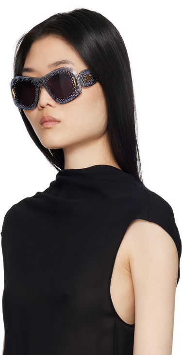 Слънчеви очила Loewe Starry Night Mask Sunglasses Синьо | LW4167US 192337204913, 3