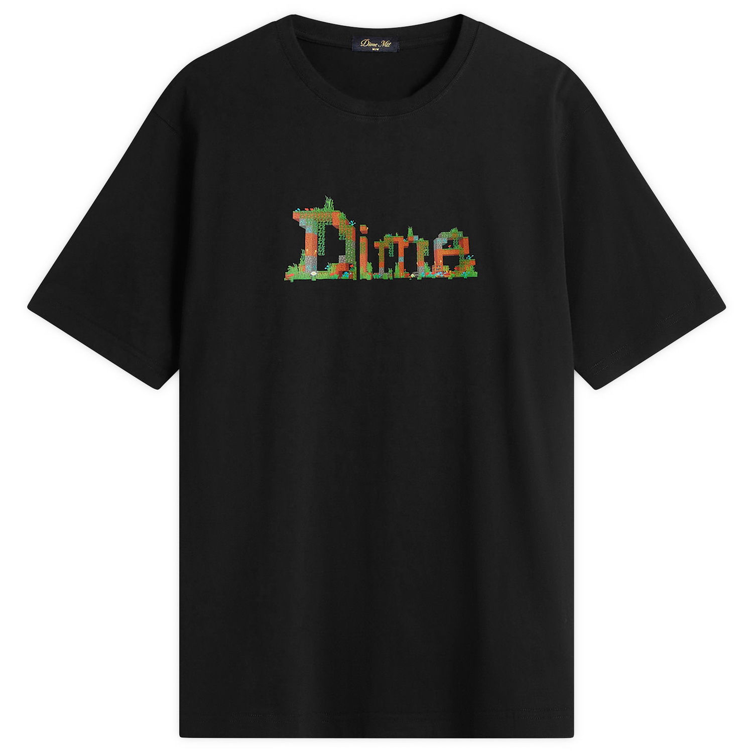 Тениска Dime T-Shirt with Overgrown Pixel Art Lettering Черно | DIMEHO2559BLK, 0