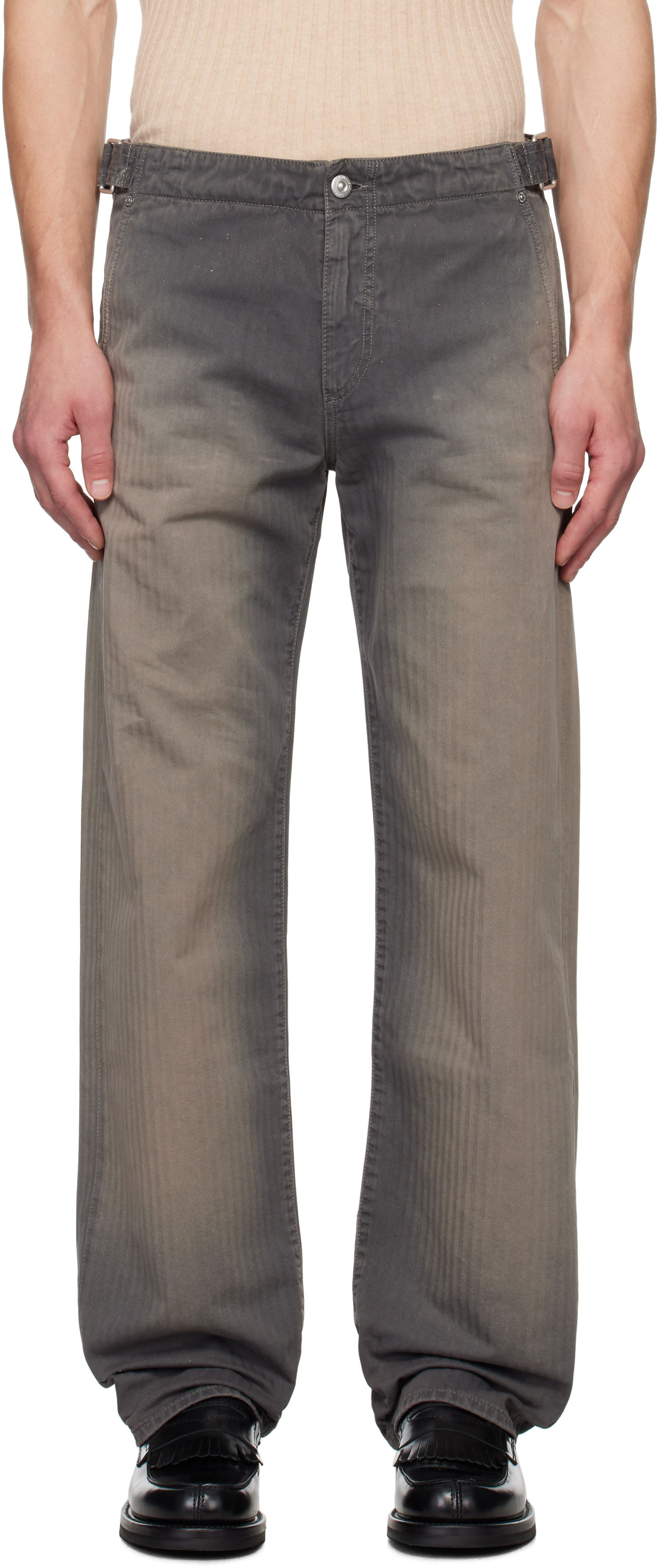 Карго панталони OUR LEGACY Trucker Trousers Сиво | M4245TF, 0