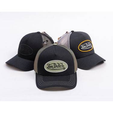Шапка с козирка Von Dutch Von Dutch Classic Logo Trucker Cap Черно | VD/0/CAS1/COL/ARM, 4
