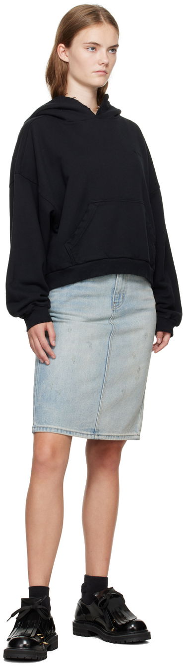 Суитчър We11done Layered Hoodie Черно | WD-TH2-24-835-U-BK, 3