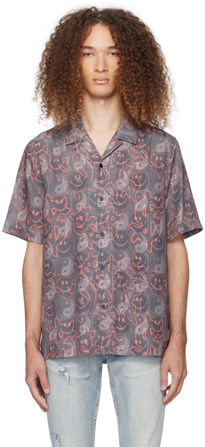 Риза Ksubi Yin Dollar Resort Shirt Сиво | MPS24SH001, 0
