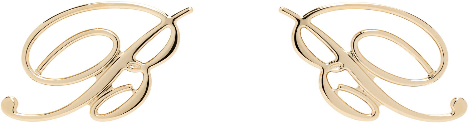 Обеци Blumarine Blumarine Mini Logo Earrings Металик | P522W323A, 0
