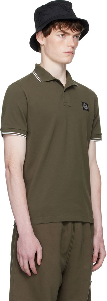 Поло тениска Stone Island Organic Piqué Polo by Stone Island Черно | K2S15 2200007 S0018, 4