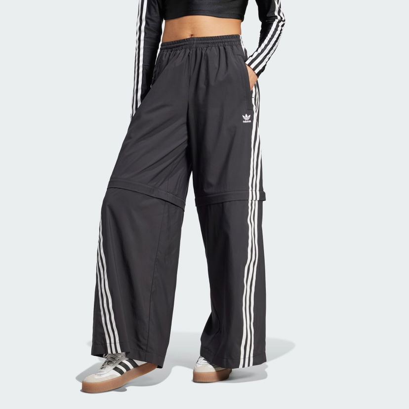 Панталони adidas Performance Adilenium Season 2 Oversized Zip-Off Track Tracksuit Bottoms Сиво | JM9254