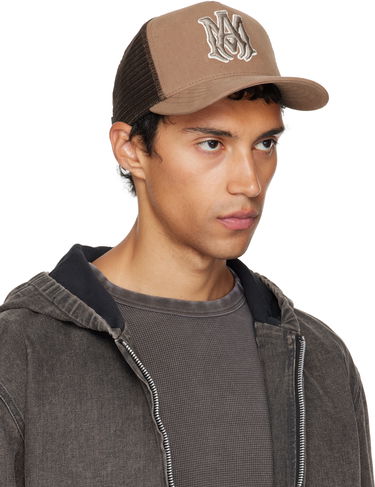 Шапка с козирка AMIRI AMIRI MA Outline Trucker Cap Кафяво | AMHATR1040, 1