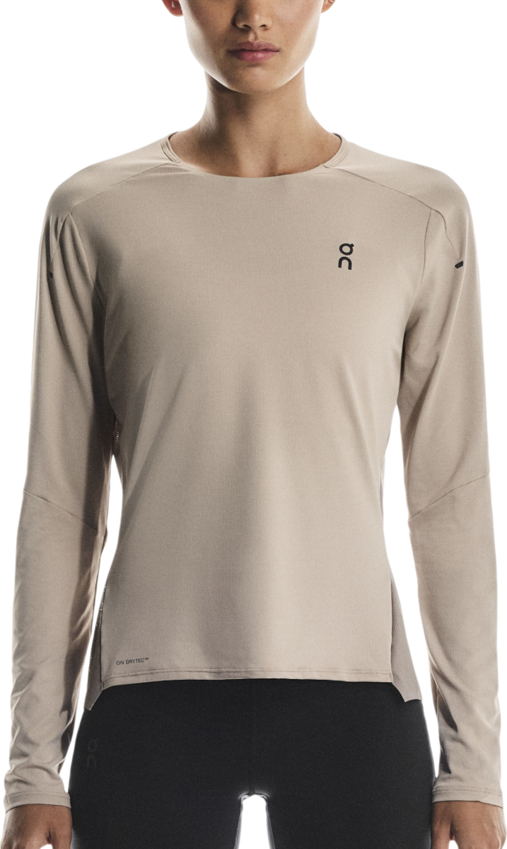 Тениска On Running Performance Long-Sleeve T-Shirt Бежово | 1we10323153