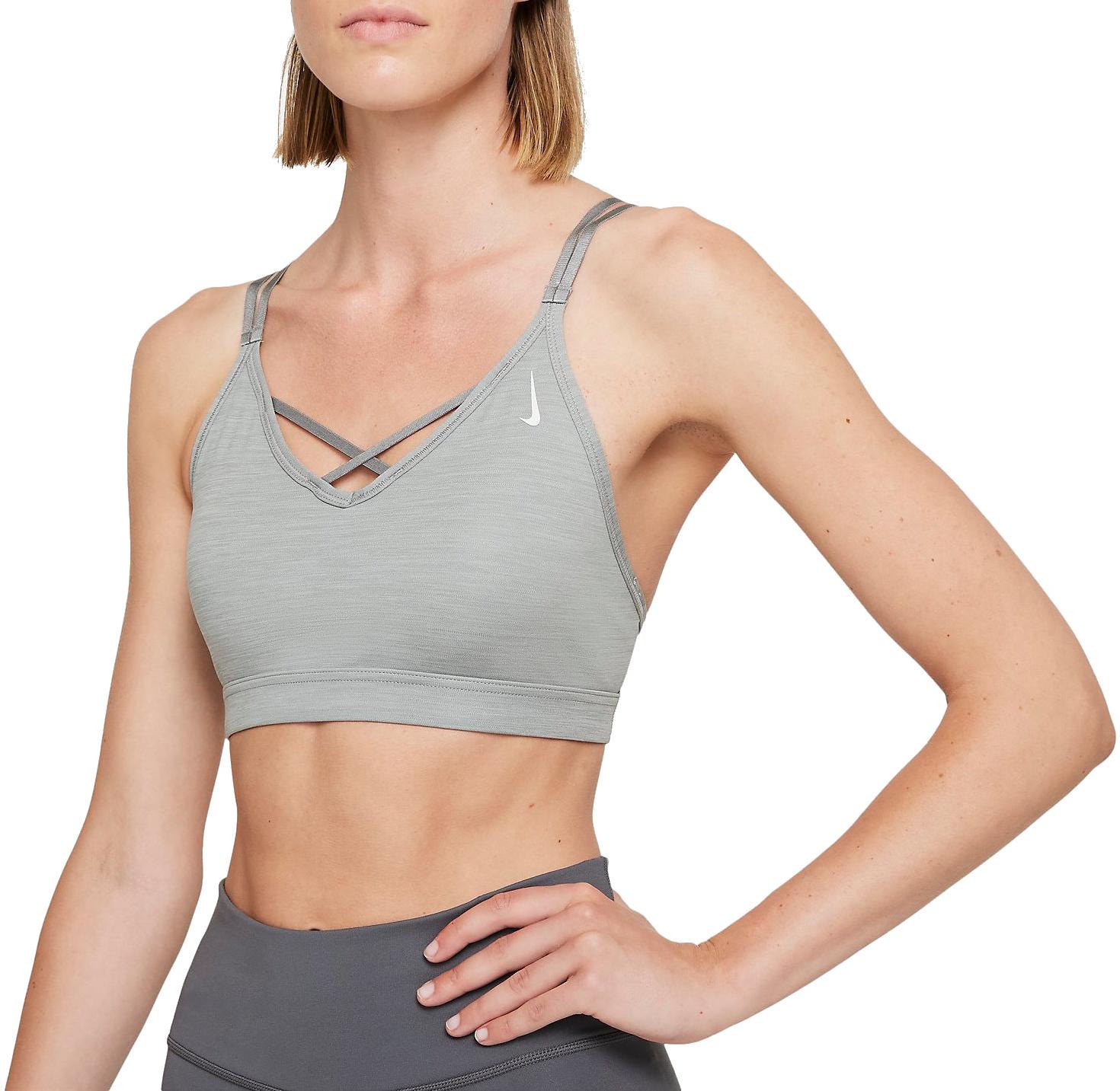 Сутиен Nike Nike Yoga Dri-FIT Indy Light-Support Padded Strappy Sports Bra Сиво | dd1066-073, 0