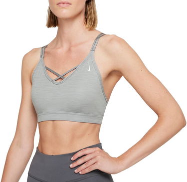 Сутиен Nike Nike Yoga Dri-FIT Indy Light-Support Padded Strappy Sports Bra Сиво | dd1066-073, 0