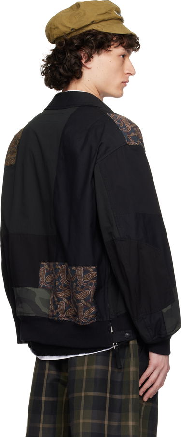 Яке бомбър Comme des Garçons CDG Homme Nylon Back Satin Mix Jacket Черно | HO-J023-051, 2