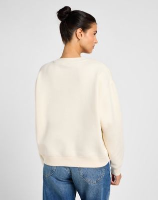 Пуловер Lee Crew Neck Sweatshirt Бежово | 112355170, 0