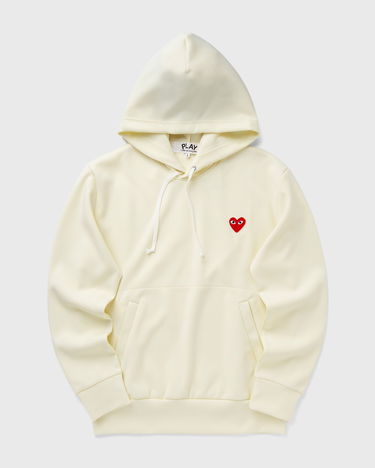 Суитчър Comme des Garçons Play Red Heart Emblem Sweatshirt Hoodie Бежово | AX-T174-051-3, 0
