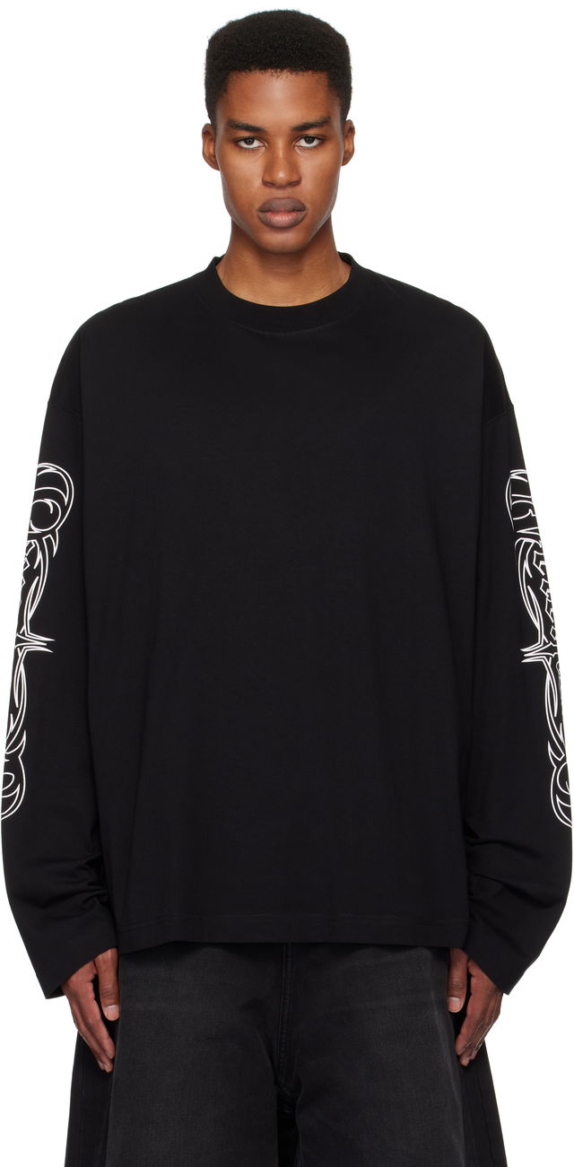 Metal Printed Longsleeve T-Shirt