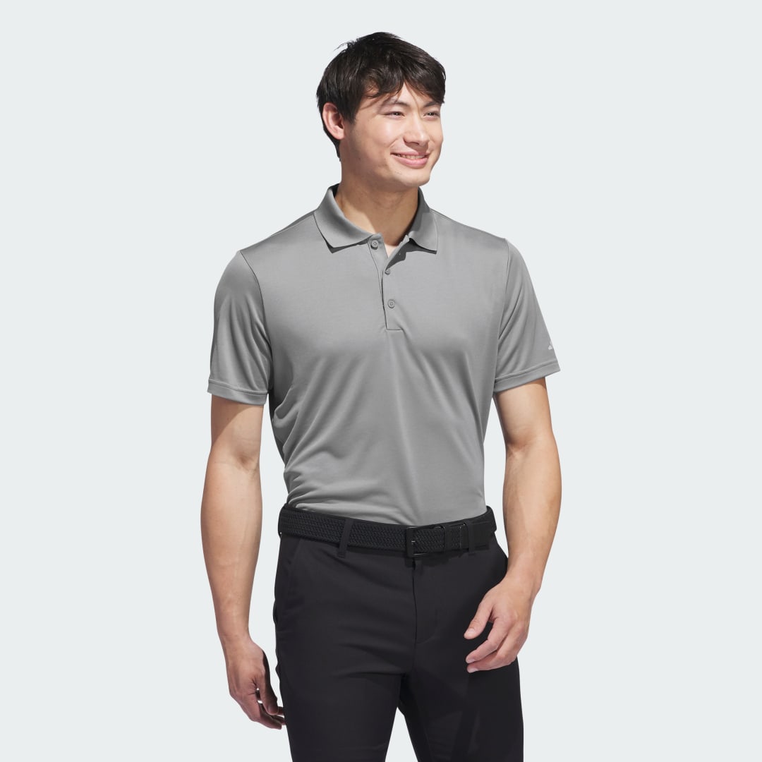 Поло тениска adidas Performance Polo Shirt Core Performance Primegreen Сиво | IU4443, 0
