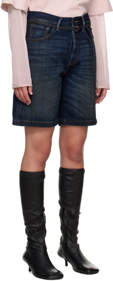 Къси панталони Acne Studios Acne Studios Loose Fit Denim Shorts Синьо | CE0067-, 1