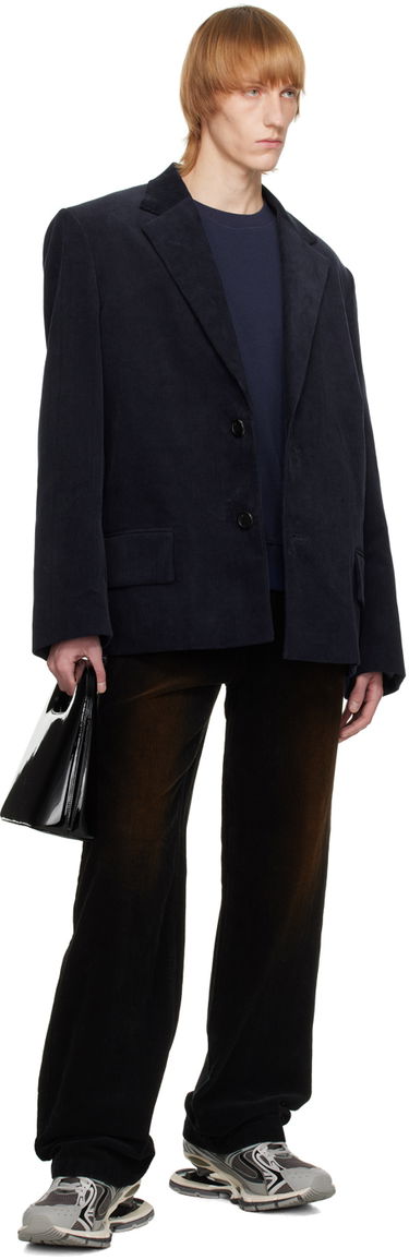 Пуловер We11done Designer Basic Sweatshirt Синьо | WD-TS3-22-798-U-NV, 3