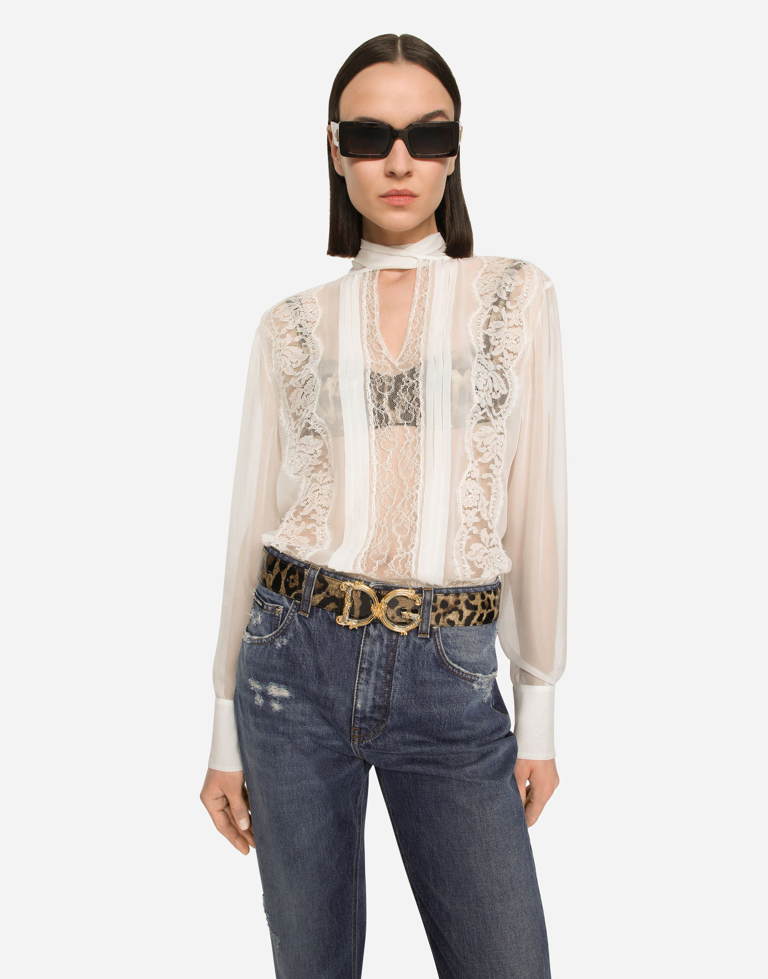 Колани Dolce & Gabbana Dolce & Gabbana DG Girls Animal Print Leather Belt Кафяво | BE1517AM568HA93M, 1