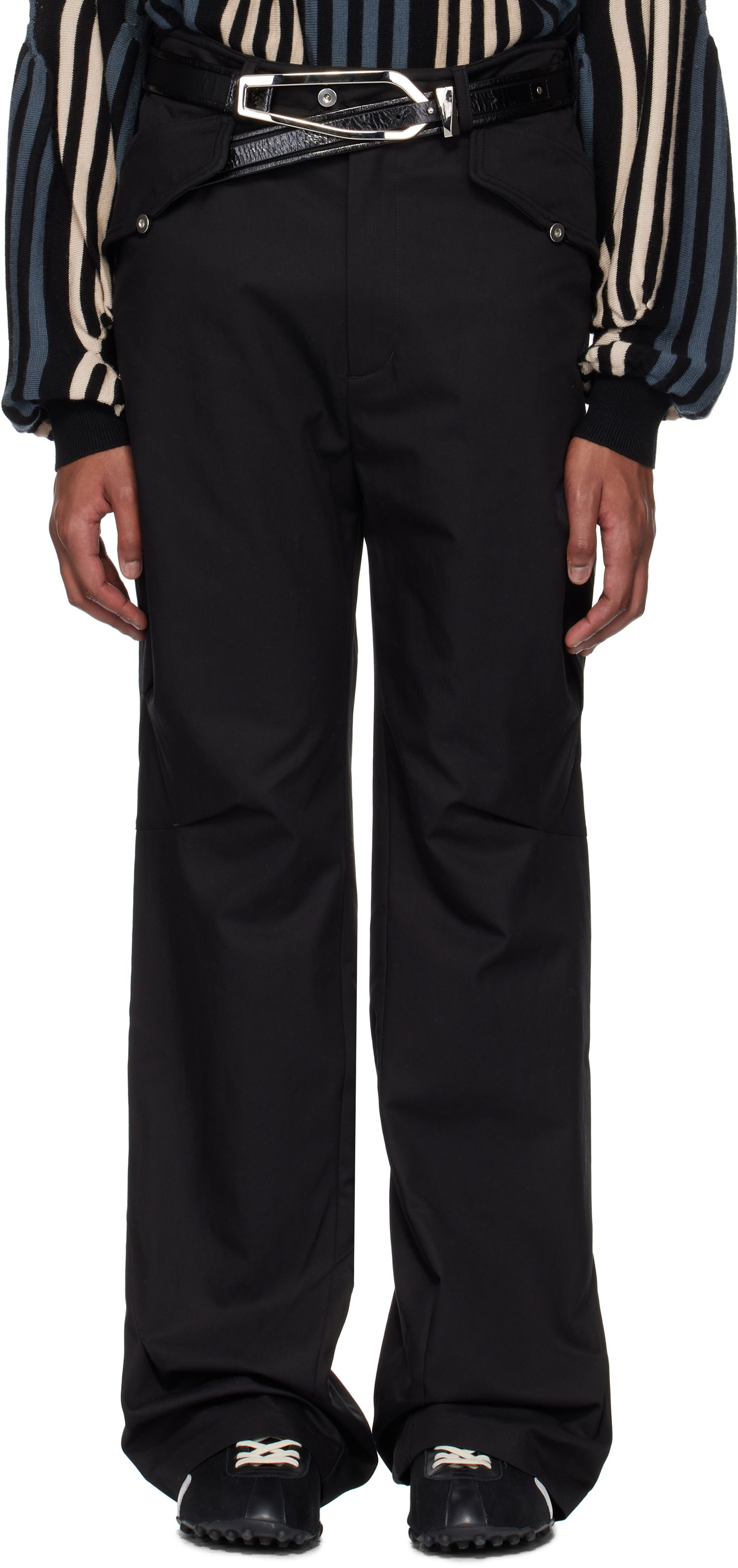 Панталони KIKO KOSTADINOV Kiko Kostadinov Alec K-Dart Trousers Черно | KKSS25T05-18, 0