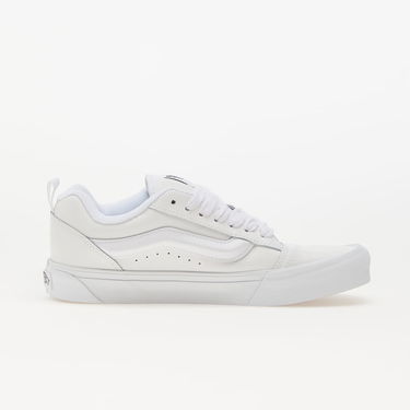 Кецове и обувки Vans Knu Skool Leather "True White" Бяло | VN0009QCW001, 3