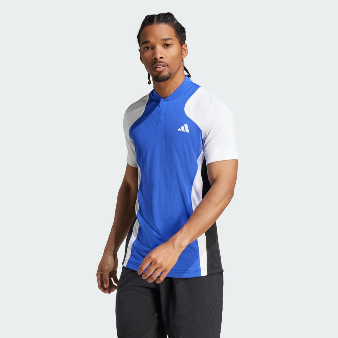 Поло тениска adidas Performance Polo Shirt HEAT.RDY FreeLift Синьо | IT2262, 0