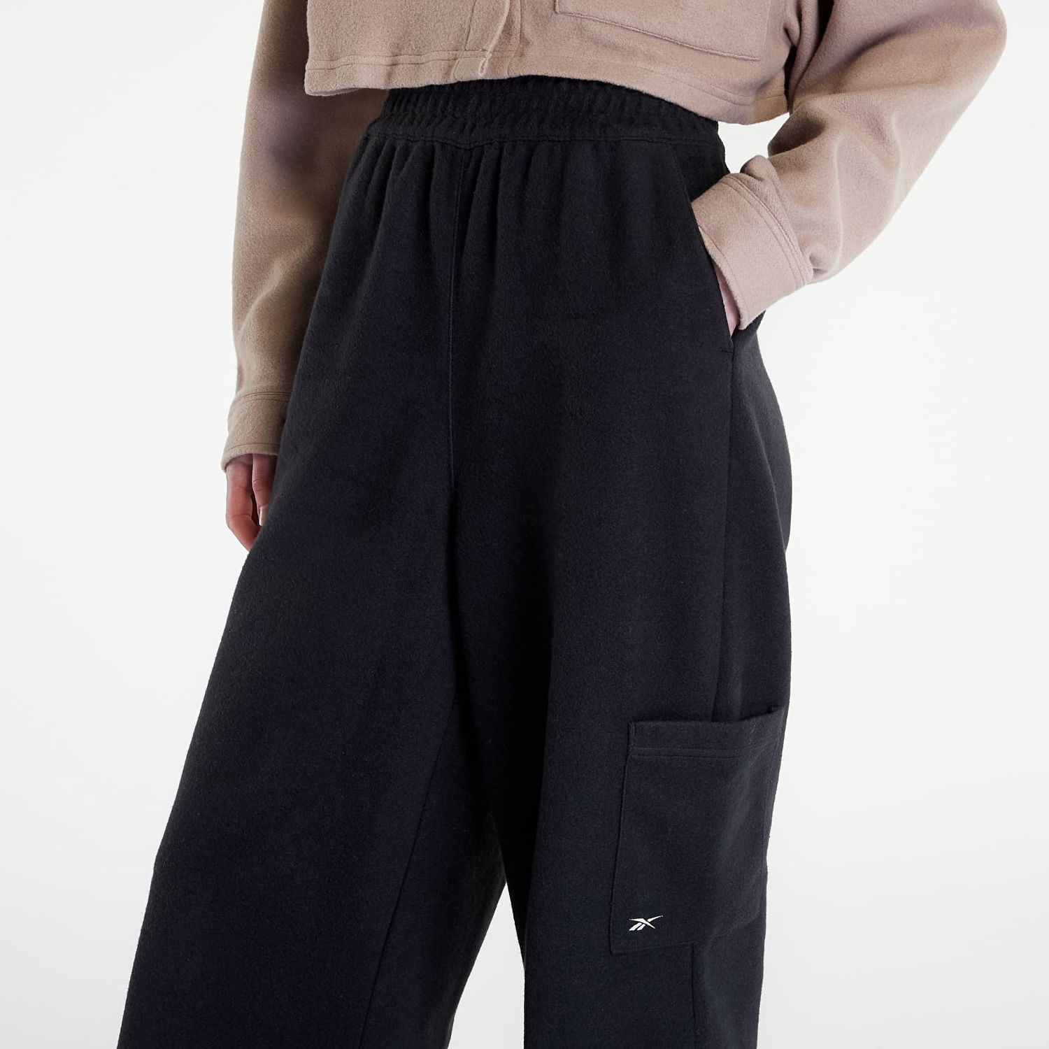 Спортни панталони Reebok Classics Reverse Fleece Wide Leg Pants Черно | HT7838, 1
