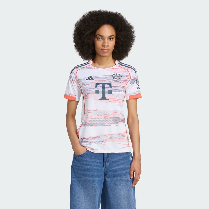 Фланелка adidas Performance FC Bayern 25/26 Away Jersey Бяло | JN8504