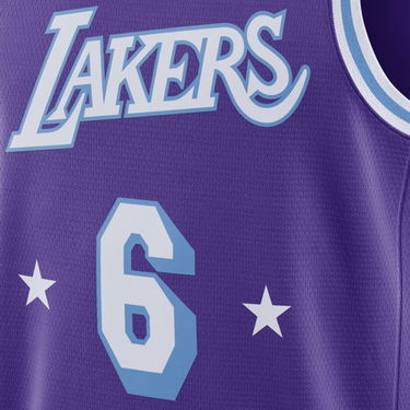 Фланелка Nike Los Angeles Lakers City Edition Dri-FIT NBA Swingman Jersey Лилаво | DB4032-506, 3