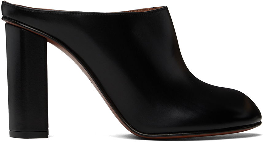 Кецове и обувки Alaïa Babylon Leather Mules Черно | AA3M085CK122, 0