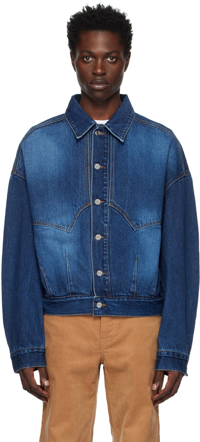 Яке We11done Loose Denim Jacket Синьо | WD-DJ3-22-303-U-NV, 0